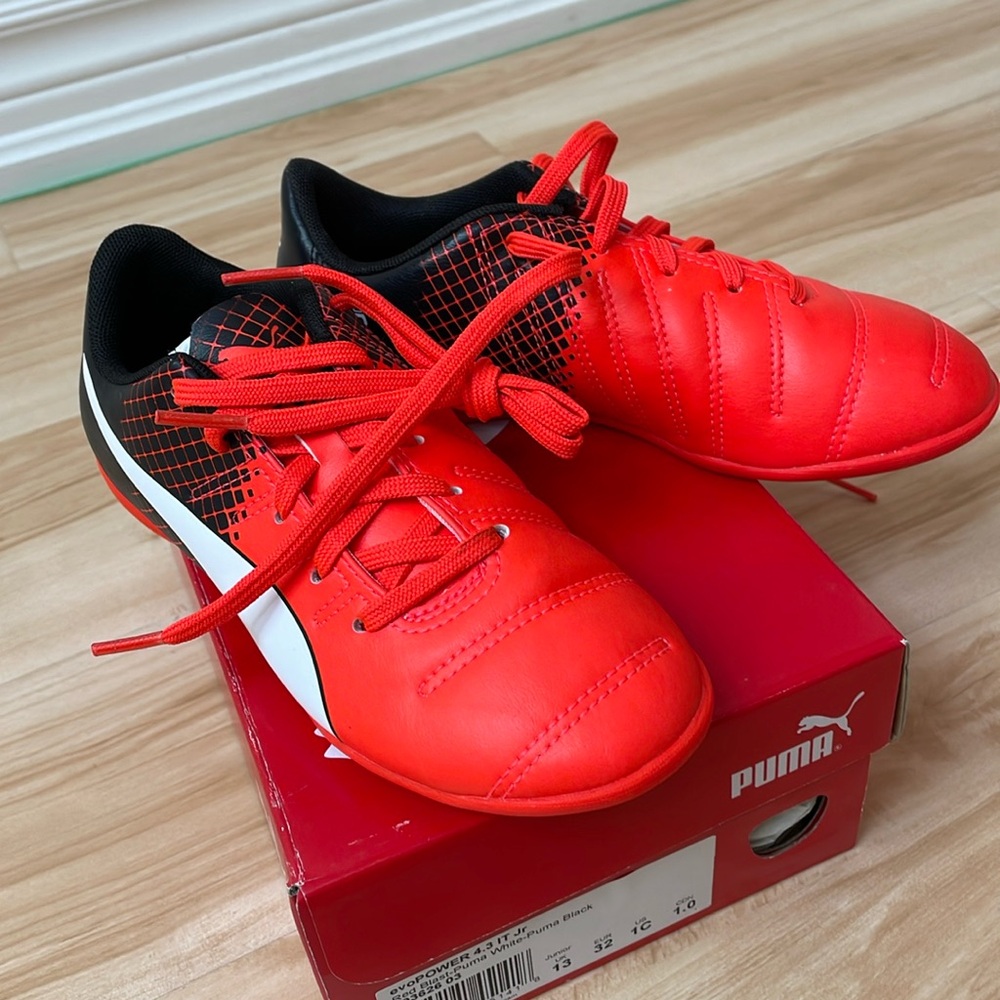 Puma brand new soccer shoes
